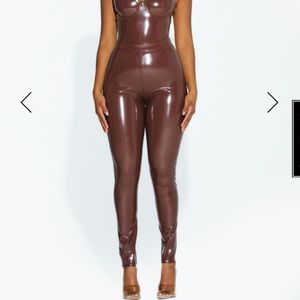 NAKED WARDROBE THE VINYL LEGGINGS